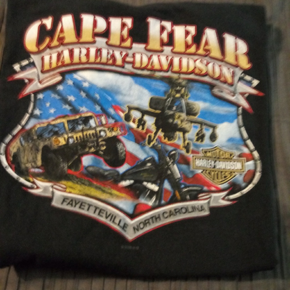 Black Harley tee